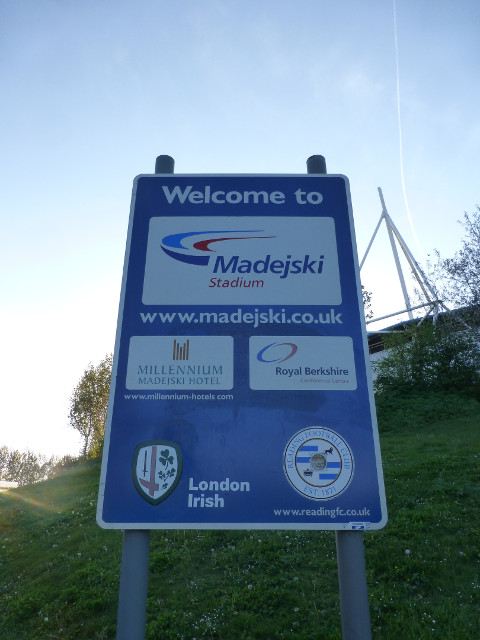 Welcome to the Madejski Stadium